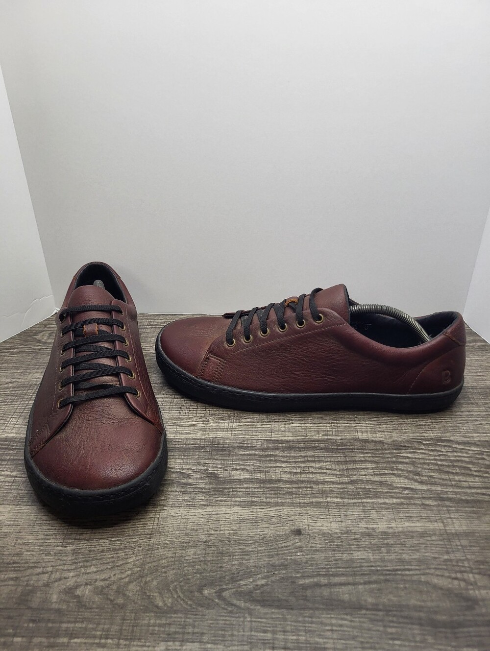 Birchbury Bramfords Barefoot Sneakers Shoes Mens Size 12 US Brown Leather